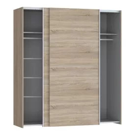   Wardrobe Noez pakoworld 2 doors with shelves sonoma melamine 170.5x61x190.5cm