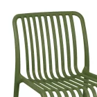 Zoi pakoworld pp chair in dark green shade 42x58x79cm
