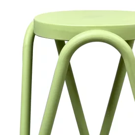 Stool Serzona pakoworld pp in mint color D27x45.5cm
