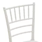 Tiffany chair pakoworld with cushion transparent pc 40x40x88cm