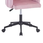 Work chair Manole pakoworld rotten apple velvet  57x50x77-87cm