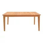 Ory pakoworld teak wood table in natural shade 160x80x75cm