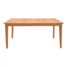 Ory pakoworld teak wood table in natural shade 160x80x75cm