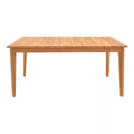 Ory pakoworld teak wood table in natural shade 160x80x75cm