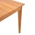 Ory pakoworld teak wood table in natural shade 160x80x75cm