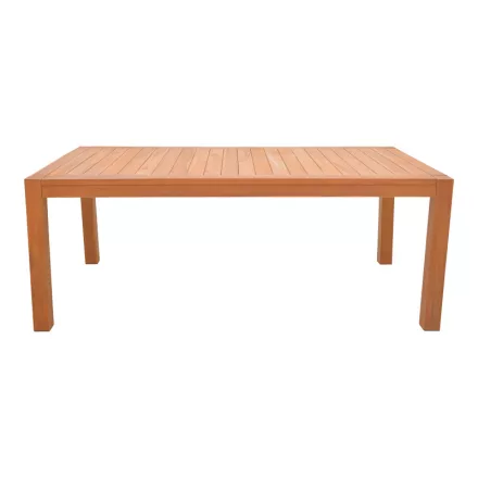 Vocaly pakoworld teak wood table in natural shade 200x100x75cm