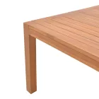 Vocaly pakoworld teak wood table in natural shade 200x100x75cm
