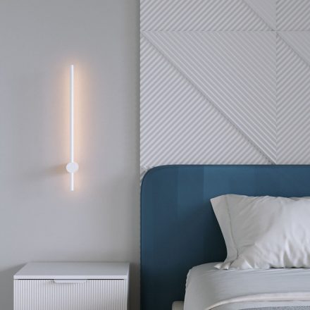 Wall led light Eftenbo pakoworld in white color D8x80cm
