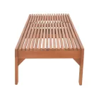 Deckchair Sunnie pakoworld meranti wood in natural shade 200x65x35cm