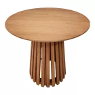 Kenda I pakoworld mindi wood table in natural shade D80x75cm