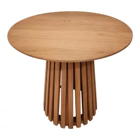 Kenda I pakoworld mindi wood table in natural shade D80x75cm