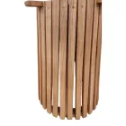 Indoor use table base Galy I pakoworld mindi wood in natural shade D60x75cm