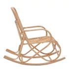 Rocking chair Cormeny pakoworld natural color rattan 68x109x103cm