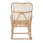 Rocking chair Cormeny pakoworld natural color rattan 68x109x103cm