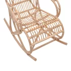 Rocking chair Cormeny pakoworld natural color rattan 68x109x103cm