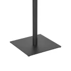 Table Nerobian pakoworld mdf in walnut color 60x60x75cm