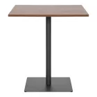Table Nerobian pakoworld mdf in walnut color 70x70x75cm