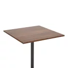 Table Nerobian pakoworld mdf in walnut color 70x70x75cm