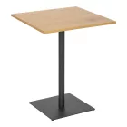 Table Nerobian pakoworld mdf in sonoma color 60x60x75cm