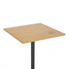 Table Nerobian pakoworld mdf in sonoma color 60x60x75cm