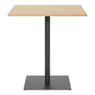 Table Nerobian pakoworld mdf in sonoma color 70x70x75cm