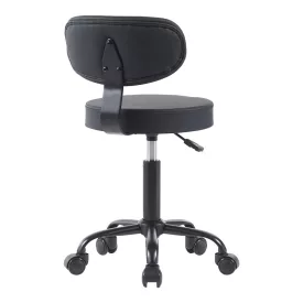   Mafeshi pakoworld pu office-work chair on wheels in black shade 45x44x70-82cm