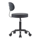 Mafeshi pakoworld pu office-work chair on wheels in black shade 45x44x70-82cm