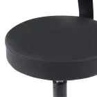 Mafeshi pakoworld pu office-work chair on wheels in black shade 45x44x70-82cm