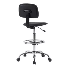   Icina pakoworld pu office-work chair on wheels in black shade 58x54x102-123cm