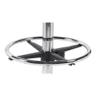 Icina pakoworld pu office-work chair on wheels in black shade 58x54x102-123cm