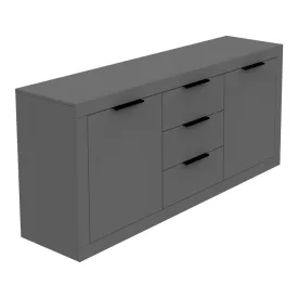 Doha pakoworld sideboard in dark grey color 180x45x80.5cm