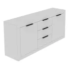 Doha pakoworld sideboard in white color 180x45x80.5cm
