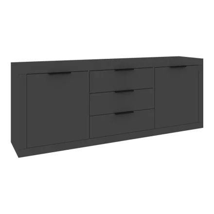 Doha pakoworld buffet in anthracite color 210x45x80.5cm