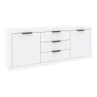 Doha pakoworld buffet in white color 210x45x80.5cm