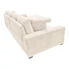 Reversible sofa Cornerdo pakoworld beige fabric 265x175x85cm