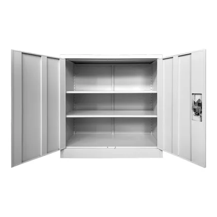 Armon pakoworld metal cabinet in light gray color 90x45x90cm