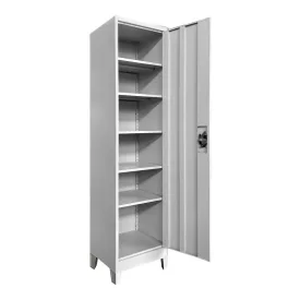 Koya pakoworld metal cabinet in light gray color 50x45x190cm