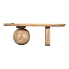 Coffee table Kane pakoworld solid acacia wood in natural color 110x72x38cm