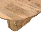 Coffee table Kane pakoworld solid acacia wood in natural color 110x72x38cm