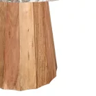 Table Ezerdian pakoworld solid acacia wood in natural color and marble table top D150x76cm