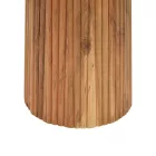 Tully table pakoworld solid acacia wood in walnut shade D120x75cm