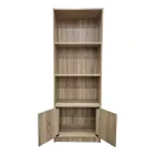 Tekaro pakoworld bookcase in sonoma shade 60x29x166cm