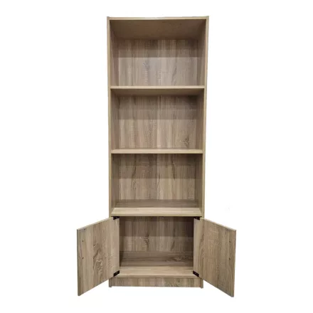Tekaro pakoworld bookcase in sonoma shade 60x29x166cm