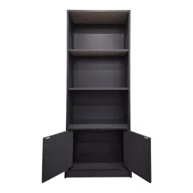 Tekaro pakoworld bookcase in anthracite shade 60x29x166cm