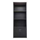 Tekaro pakoworld bookcase in anthracite shade 60x29x166cm