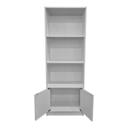 Tekaro pakoworld bookcase in white shade 60x29x166cm