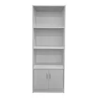 Tekaro pakoworld bookcase in white shade 60x29x166cm
