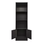 Tekaro I pakoworld bookcase in anthracite shade 57x33x180cm
