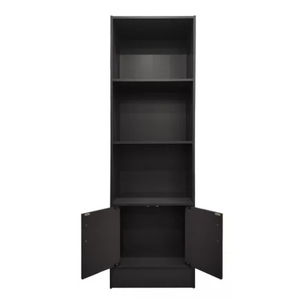 Tekaro I pakoworld bookcase in anthracite shade 57x33x180cm