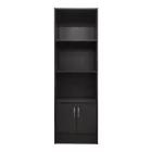 Tekaro I pakoworld bookcase in anthracite shade 57x33x180cm